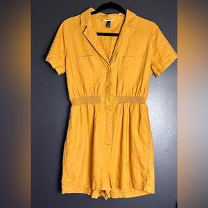 Mustard, universal thread, romper